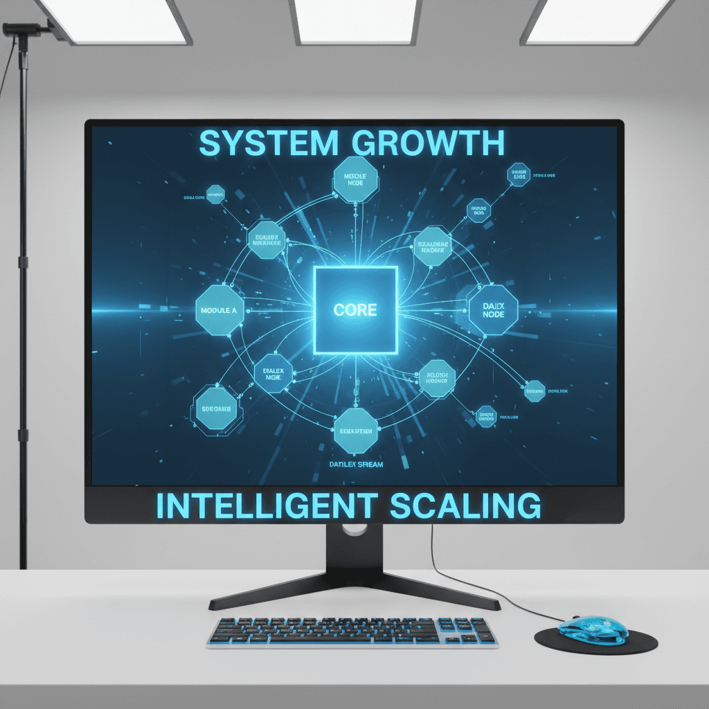 Scalable infrastructure architecture display
