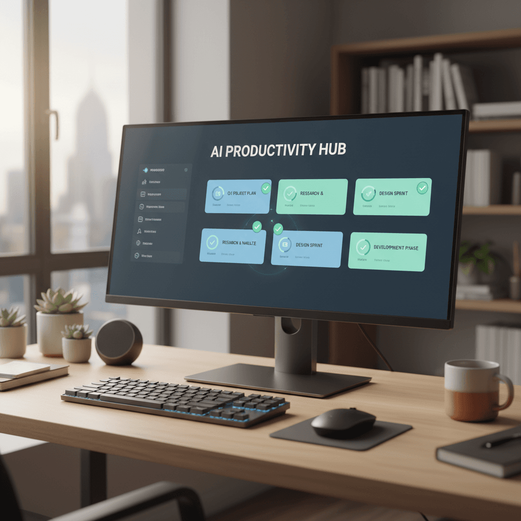 Task automation dashboard with AI-driven workflow